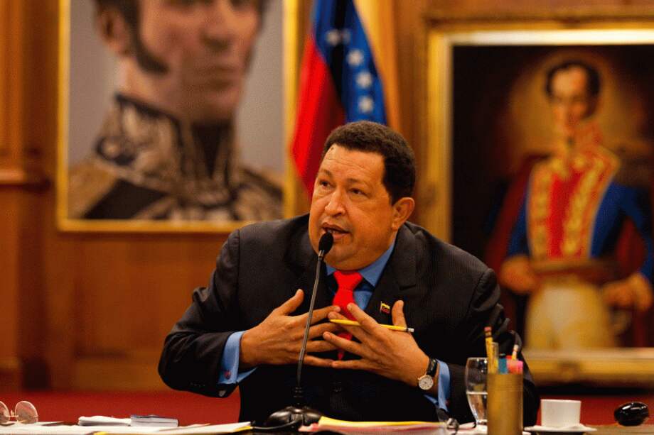 Hugo Chávez, presidente de Venezuela. Foto: AFP