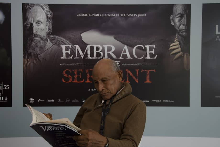 Antonio Bolívar se hizo famoso por encarnar a Karamakate, el último chamán de un pueblo amazónico en "El abrazo de la serpiente", filme de Ciro Guerra y Cristina Gallego. / Cortesía