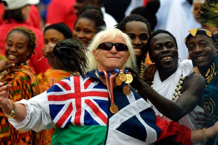 Jimmy Savile en 2002. / AFP
