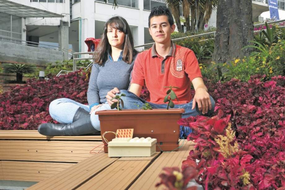 Cristian Dallos y Paola Carmona, estudiantes de séptimo semestre de la Universidad Nacional, sede Manizales. / Fotos: Cristian Garavito
