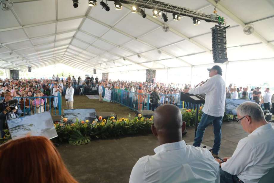 El presidente Gustavo Petro presentó oficialmente este 3 de octubre, en Cauca, la política antidrogas de su Gobierno.
