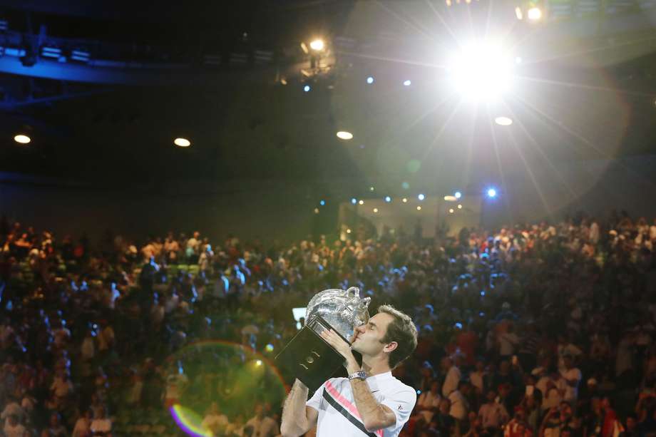 En su carrera profesional, Federer conquistó 103 títulos.