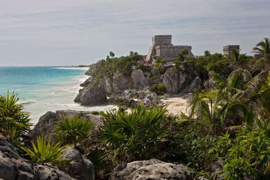 La ruinas de Tulum tienen una de las playas más hermosas de la Riviera Maya.