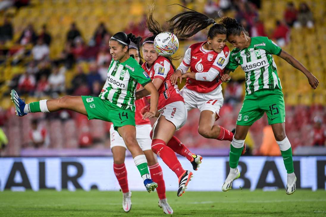El partido entre cardenales y verdolagas abrió la segunda fecha del torneo 2024 del fútbol femenino en Colombia.