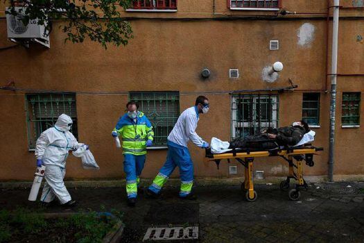 España es uno de los países más golpeados por la pandemia: 23.822 muertos.  / AFP