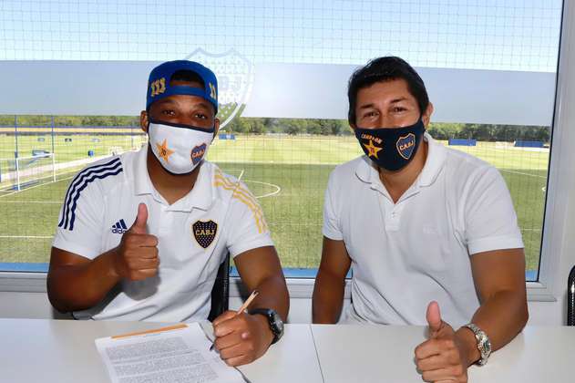 Frank Fabra renovó su contrato con Boca Juniors
