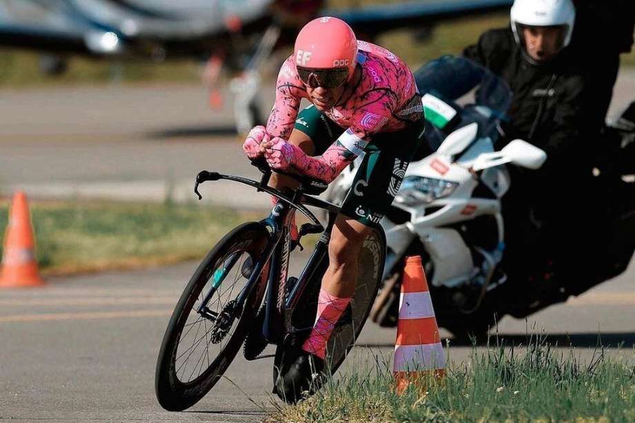 Rigoberto Urán se prepara para afrontar el Tour de Francia.