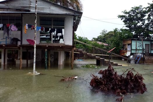 Inundaciones en Mitú. 