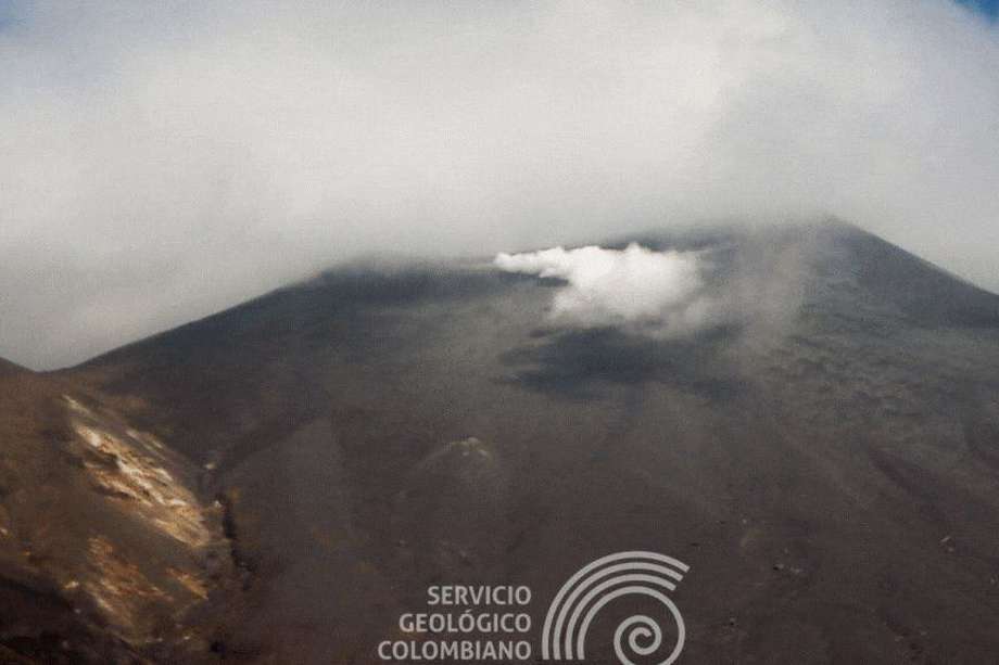 Imagen del volcán Puracé.