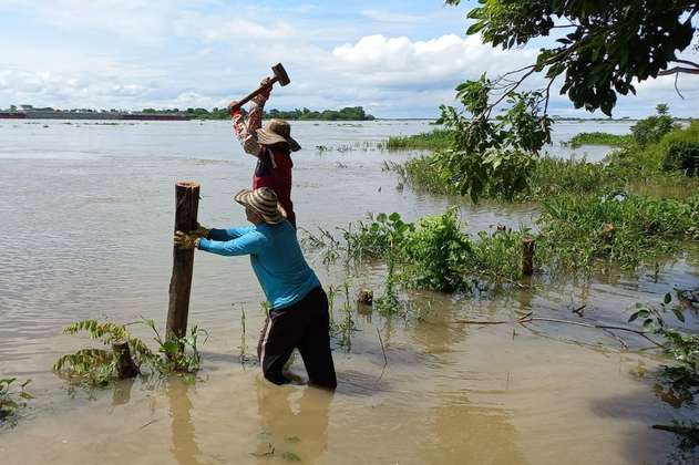 En Zambrano (Bolívar) 1200 familias están afectadas por las inundaciones