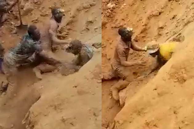 Mineros en la RD del Congo rescataron a sus compañeros tras quedar sepultados