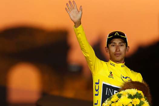 El colombiano Egan Bernal, campeón del Tour de Francia 2019. / Archivo