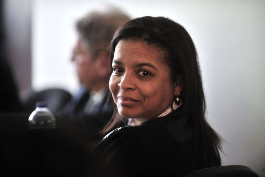 Bogotá(Colombia) 02/08/2017. - Milena Quiroz, durante audiencia en los juzgados de Paloquemao. Foto Óscar Pérez