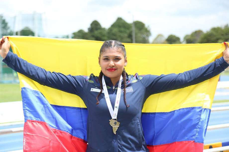 Catalina Rodríguez, campeona en el lanzamiento de martillo femenino.