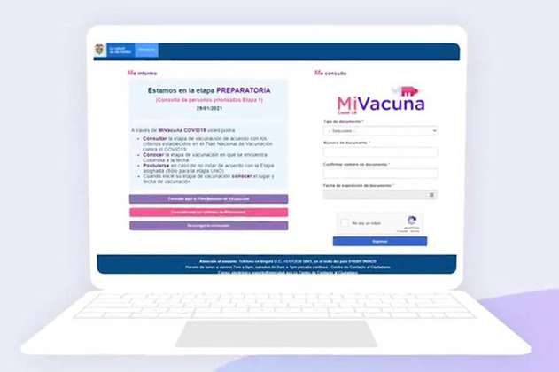 Mi Vacuna: el portal web de Minsalud en el que puede saber cuándo será vacunado