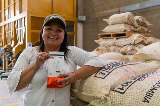Soraida Salas Tuberquia es la representante legal de la Asociación de Productores de Café Alta Calidad Dabeiba (Aprocad).
