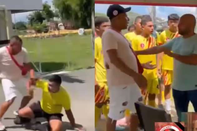 Video: árbitro es agredido por director técnico y jugadores del Real Vallecaucano