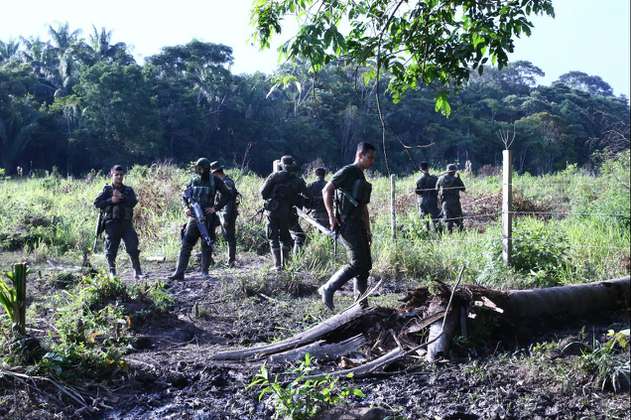 Rescatan a policía retenido por cultivadores de coca en Meta