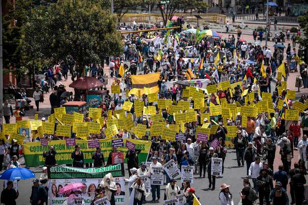 Marchas hoy 9 de abril: 8.000 personas asistieron a la movilización