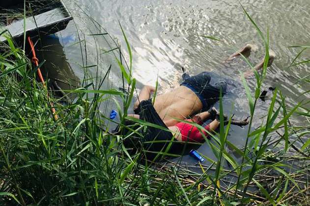 La foto de un padre y su hija ahogados que refleja la crisis migratoria en México