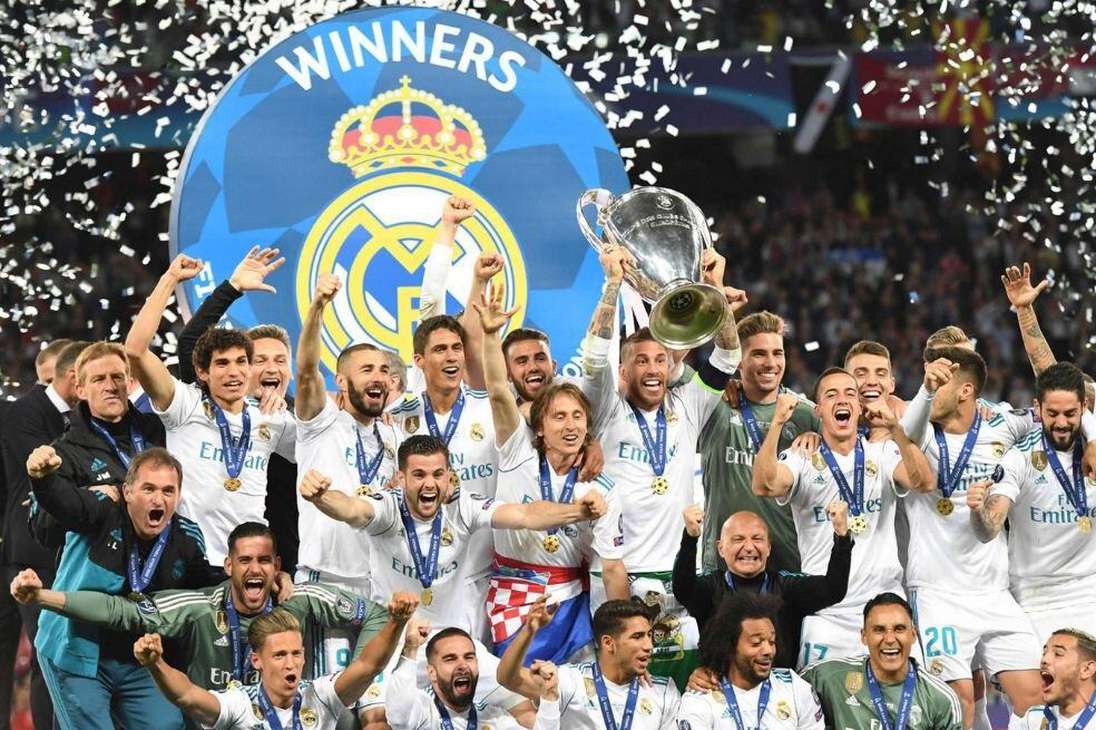 En 2018 Real Madrid venció a Liverpool 3-1 en el estadio Olímpico de Kiev. Los goles del equipo merengue fueron anotados por Karim Benzema y Gareth Bale, mientras que para el equipo inglés, el encargado fue Mané.