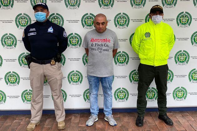 Capturan en Bogotá a señalado por robar a exesposa de Diego Maradona en Argentina