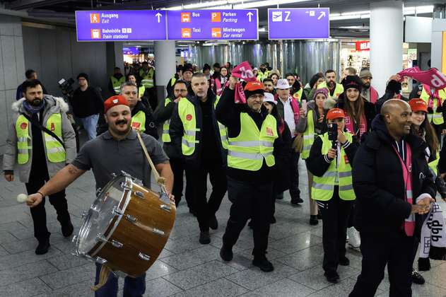 Más de 1.000 vuelos cancelados por huelga en aeropuertos de Alemania