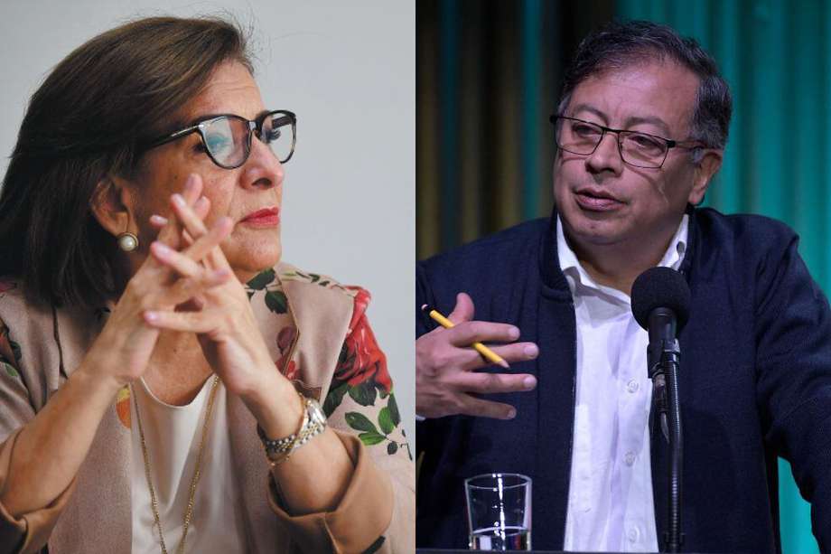 La procuradora general, Margarita Cabello, y el presidente Petro chocaron por suspensión de congresistas.