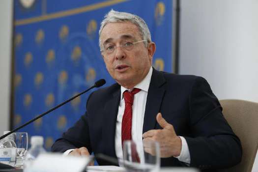 El exsenador Uribe se encuentra detenido en su finca el Ubérrimo (Montería, Córdoba) desde el pasado 3 de agosto por orden de la Sala de Instrucción de la Corte Suprema. / EFE
