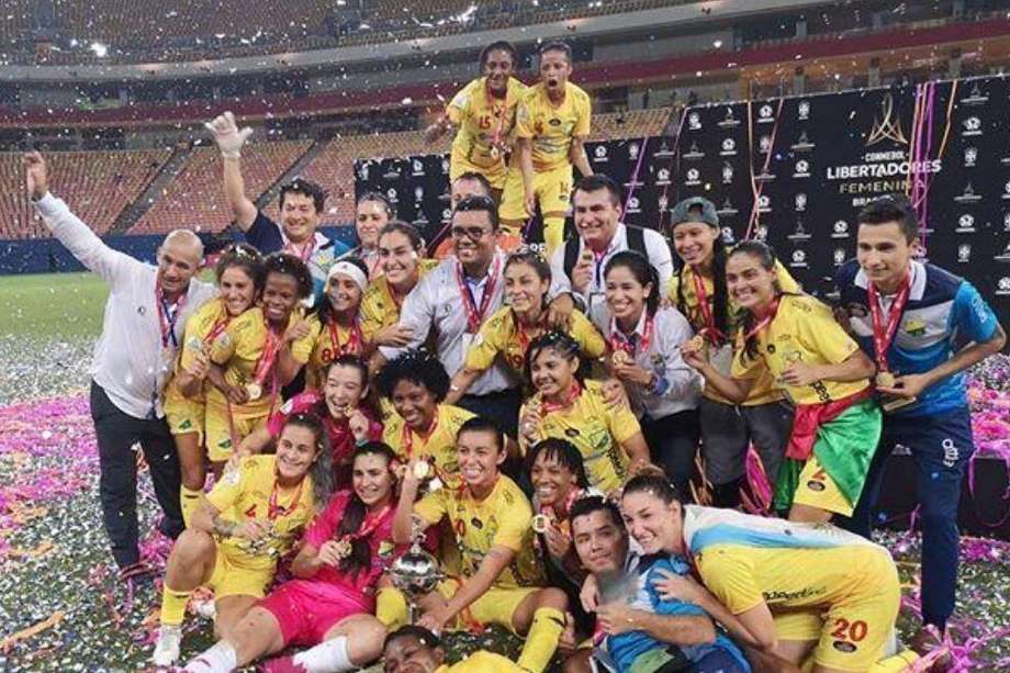 Atlético Huila, el único equipo colombiano que ha quedado campeón de la Copa Libertadores Femenina.