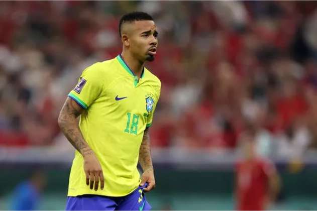 Nueva baja para Brasil: Gabriel Jesús no estará en el partido ante Colombia