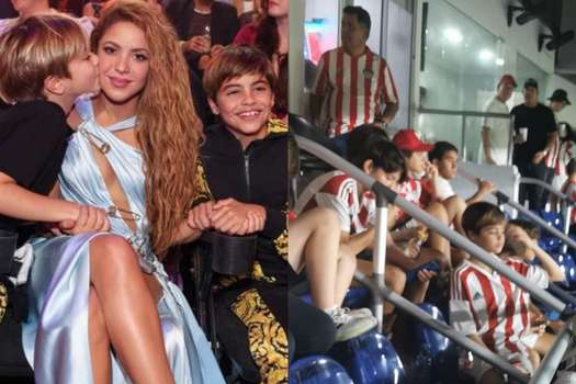 Shakira estuvo en Barranquilla junto con sus hijos, para la entrega de un megacolegio.