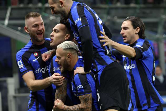 Inter venció a Verona y Napoli respira tranquilo en la punta tras empate del Milan