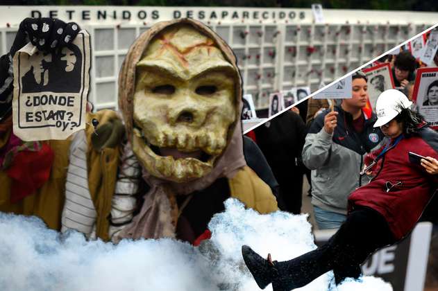 Disturbios durante la marcha por los 50 años del golpe de Estado en Chile