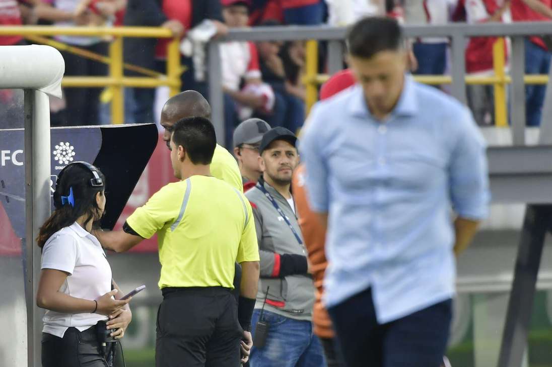 Pablo Peirano no pudo ponerle fin a la mala racha de Santa Fe contra Nacional. El cuadro cardenal no le gana al verdolaga desde 2021.
