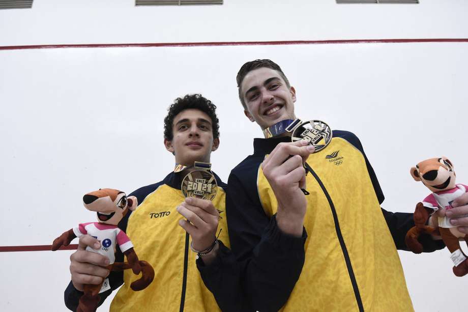 Matías Knudsen y Juan José Torres ganaron oro en squash
