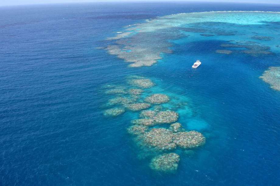 Imagen de la Gran Barrera de Coral, en Australia.