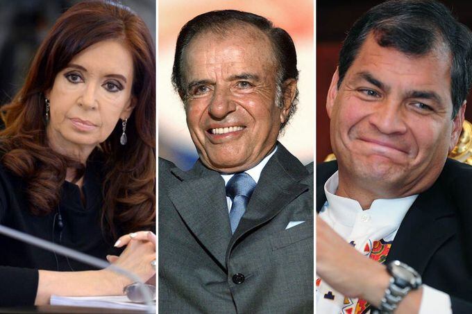 Fernández, Menem, Correa y otros expresidentes condenados por corrupción