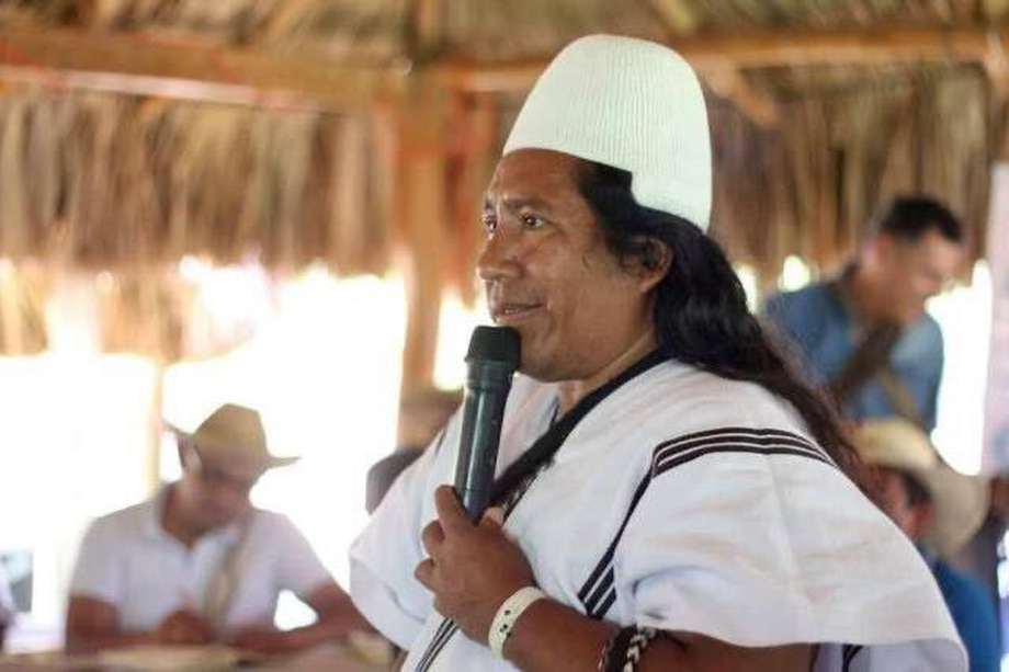 Zarwawiko Torres, cabildo gobernador del pueblo arhuaco.