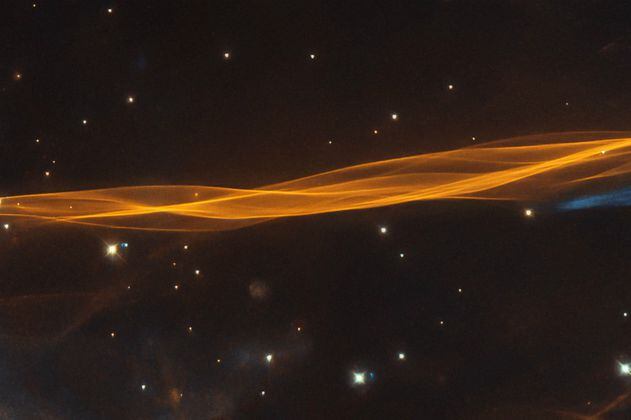 Así es como se ve el borde de una explosión estelar 