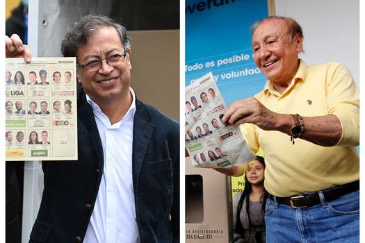 Gustavo Petro y Rodolfo Hernández se enfrentarán en una segunda vuelta presidencial en junio.