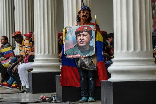 Los venezolanos van a las urnas este domingo.  / AFP