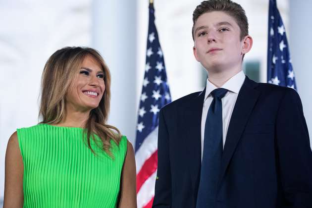 El hijo de Donald Trump, Barron Trump, hará su debut en la política