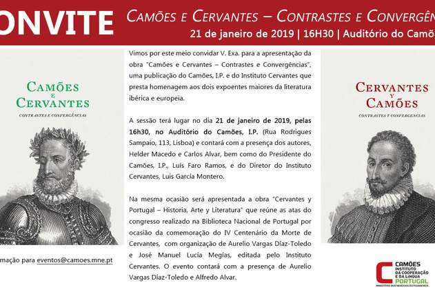 Cervantes y Camões, vidas paralelas