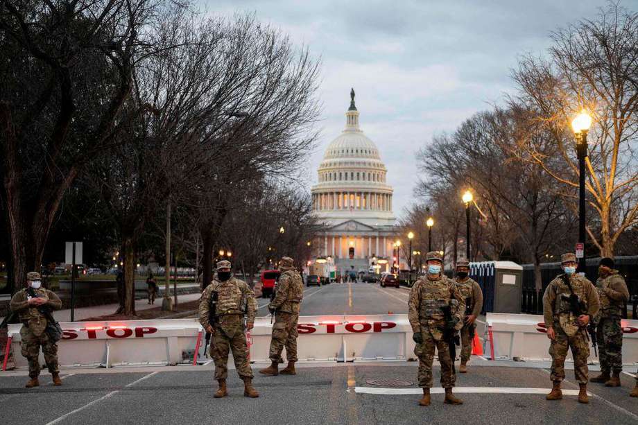 El Pentágono desplegará en Washington 20.000 efectivos de la Guardia Nacional para los actos de investidura
