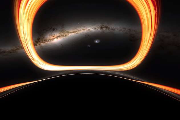 La NASA recreó un agujero negro 4,3 millones de veces más grande que el Sol