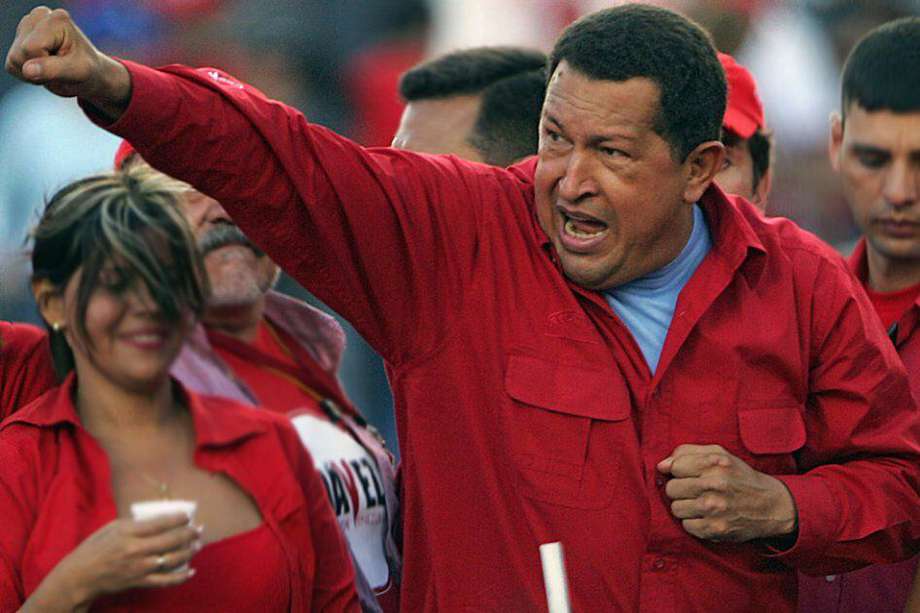 El fax que encontró Hugo Chávez en su oficina en el que el gobierno colombiano felicitaba a Carmona por hacerse con el poder marcó el deterioro de las relaciones. / AFP