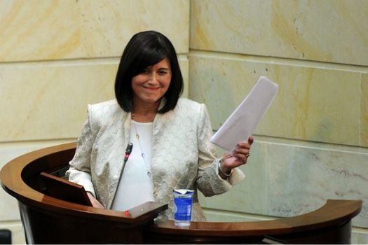 Diana Fajardo obtuvo 48 votos en el Senado. Es el reemplazo del magistrado Luis Ernesto Vargas.  / Mauricio Alvarado
