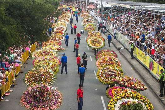 El desfile de silleteros, una de las tradiciones paisas más conocidas, tanto en Colombia como en el mundo.  / Cortesía
