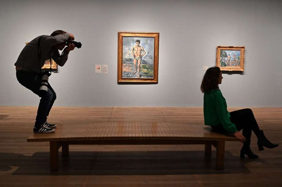 La Tate Moderno presenta la exposición EY: Cezanne del 5 de octubre de 2022 al 12 de marzo de 2023. EFE/ Andy Rain
